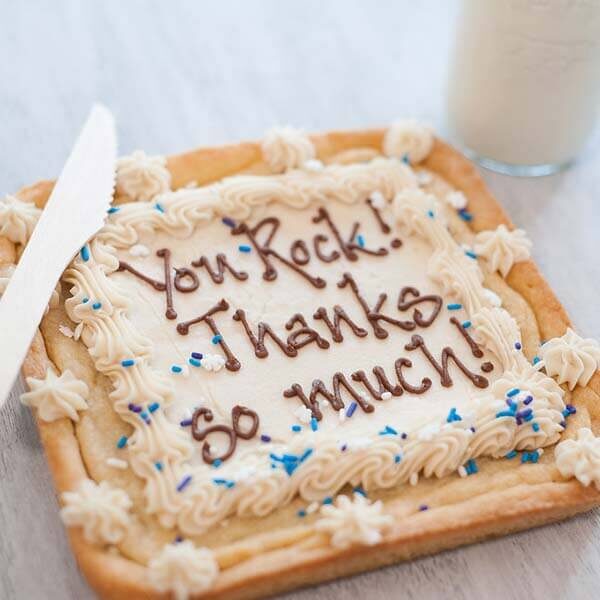 Personalized Cookie Cake